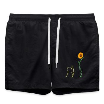 Best Cat Mom Ever - Swim Trunks - black - Front - AI Model Male 185 light (185cm)