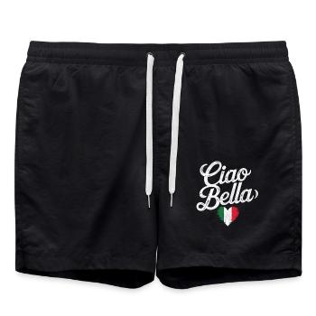 Ciao Bella - Short de bain - noir - Devant - AI Model Male 185 light (185cm)
