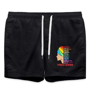 Sternzeichen Jungfrau - Badeshorts - Schwarz - Vorne - AI Model Male 185 light (185cm)