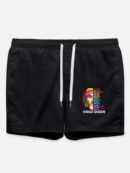 Zodiac sign Virgo - Swim Trunks - black
