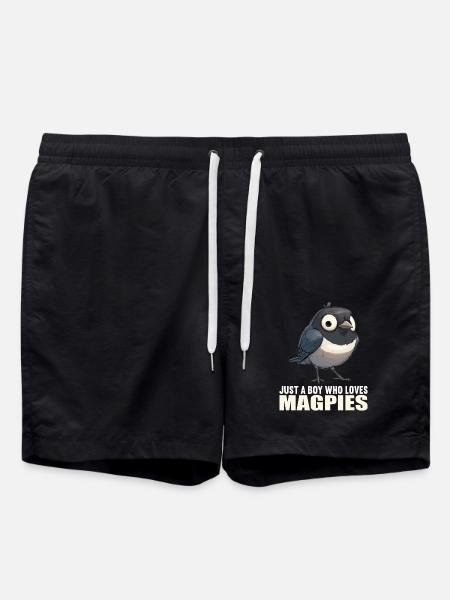 Magpies Magpie - Swim Trunks - black