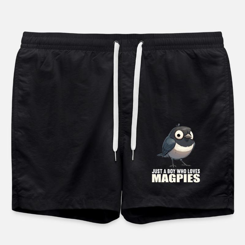 Magpies Magpie - Swim Trunks - black