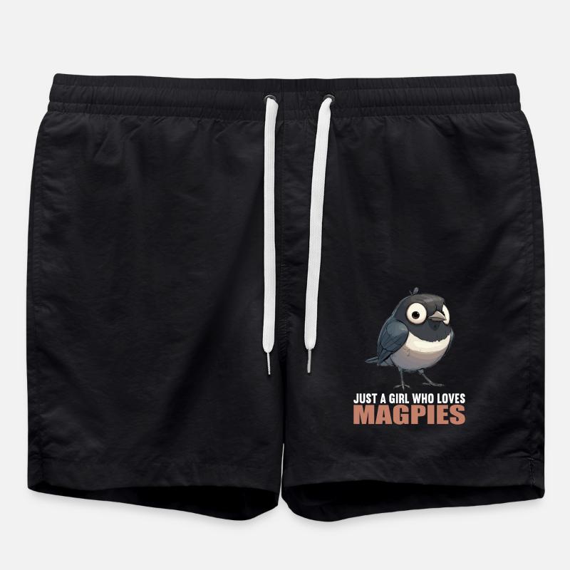 Magpies Magpie - Swim Trunks - black