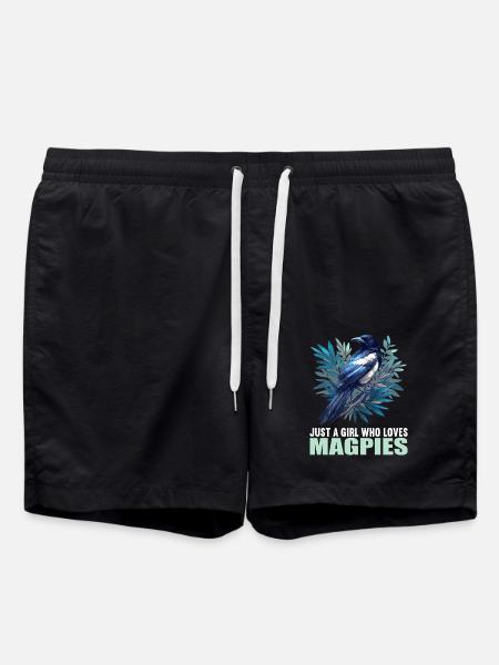 Elstern Elster - Badeshorts - Schwarz