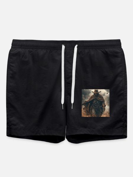 Cowboy - Badeshorts - Schwarz