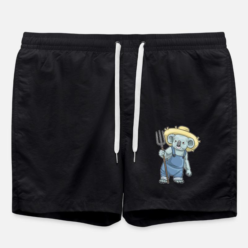 Fourche Koala Farmer - Short de bain - noir