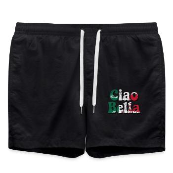 Ciao Bella - Badeshorts - Schwarz - Vorne - AI Model Male 185 light (185cm)