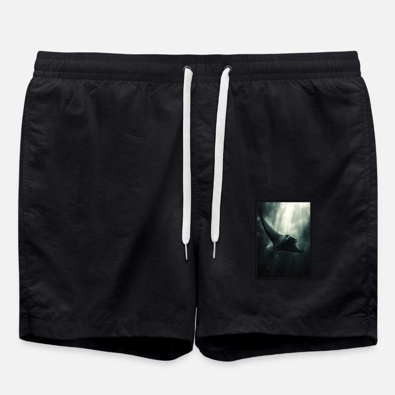 Manta Rays Manta Rays - Swim Trunks - black