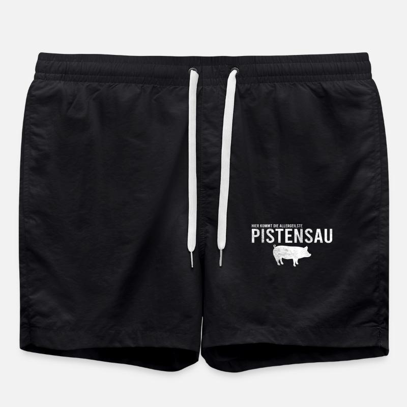 Pistensau Skier Fun - Short de bain - noir