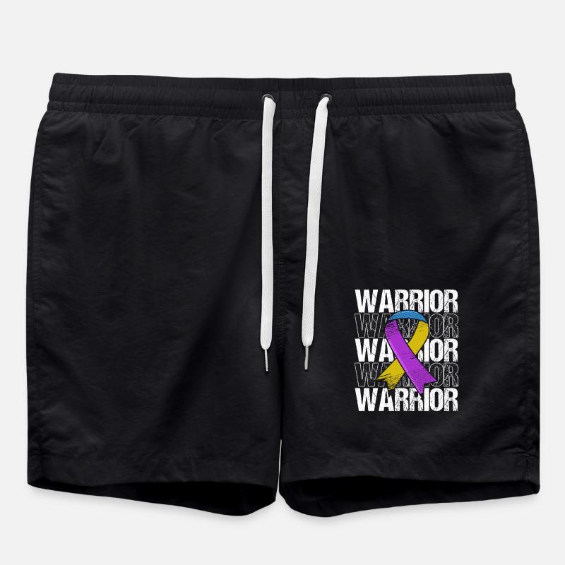 Bladder Cancer Cancer Bladder - Swim Trunks - black