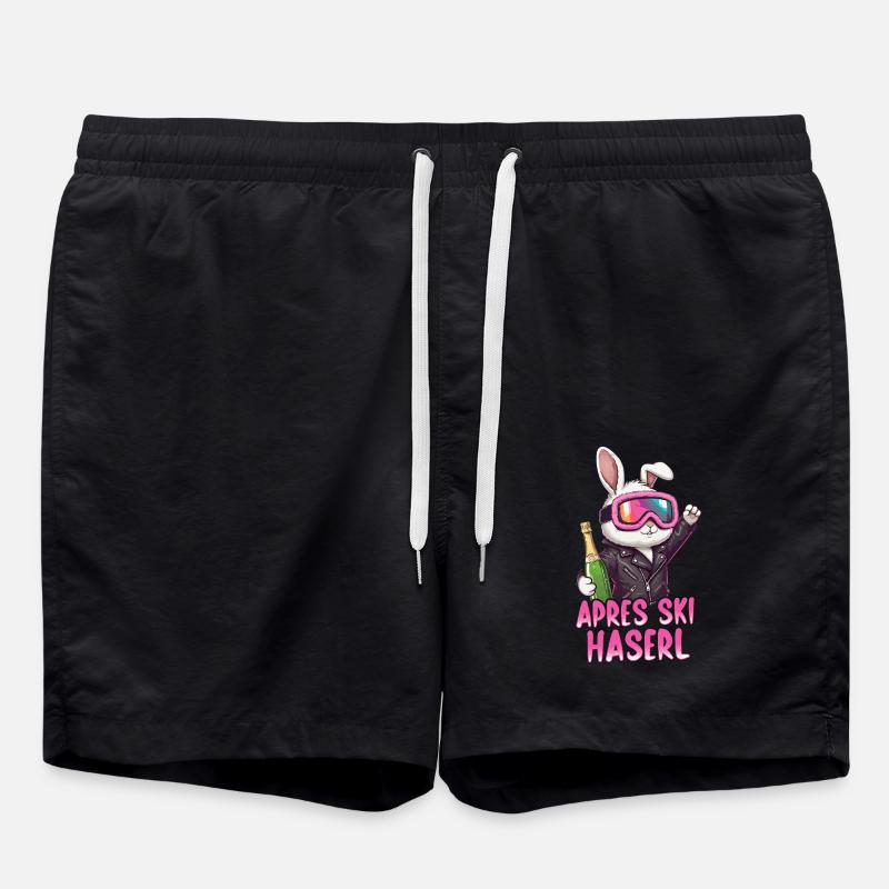 Après-ski bunny - Swim Trunks - black