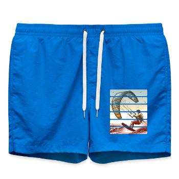 Kitesurfen Kitesurfer Kiteboard - Badeshorts - Cobalt blue - Vorne