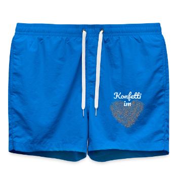 Confetti in the heart - Swim Trunks - cobalt blue - Front