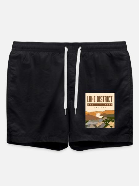Lake District National Park – England - Swim Trunks - black