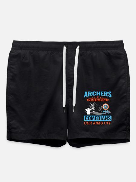 Bogenschießen Bogenschütze - Badeshorts - Schwarz
