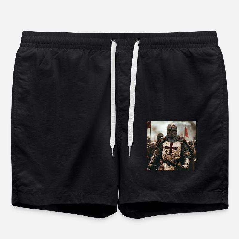 Soldat Krieger - Badeshorts - Schwarz