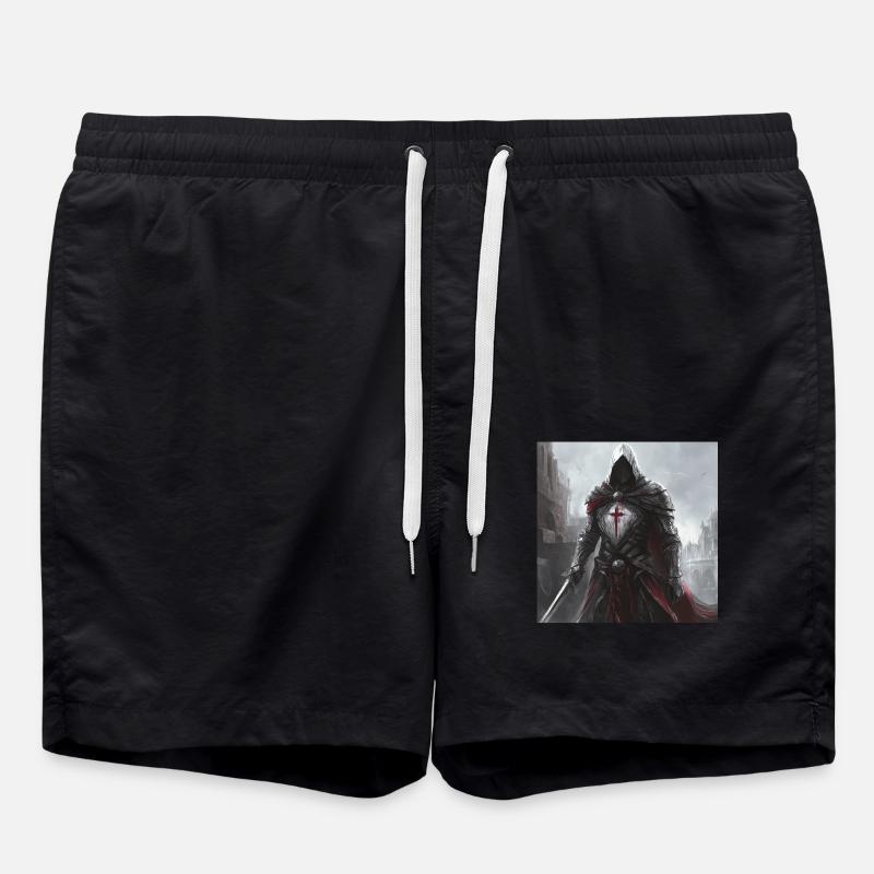 Soldat Krieger - Badeshorts - Schwarz