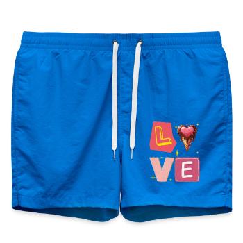 Glace au chocolat - Gourmand et Mignon Amour Sucré - Short de bain - cobalt blue - Devant