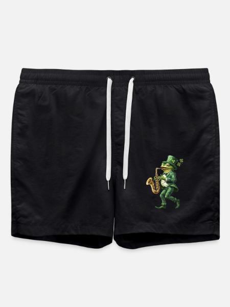 Frosch - Badeshorts - Schwarz