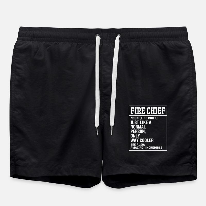 Firefighter Child - Swim Trunks - black