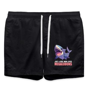 Megalodons Megalodon - Swim Trunks - black - Front - AI Model Male 185 light (185cm)
