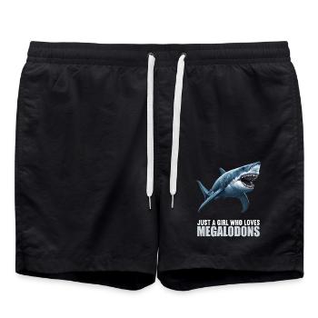 Megalodons Megalodon - Swim Trunks - black - Front - AI Model Male 185 light (185cm)