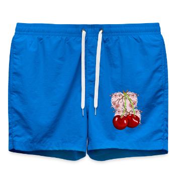 Japon Kish Blossom Cerises Cerisier Fruit - Short de bain - cobalt blue - Devant