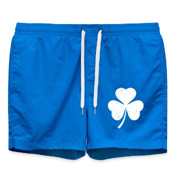 Trèfle blanc - Short de bain - cobalt blue - Devant