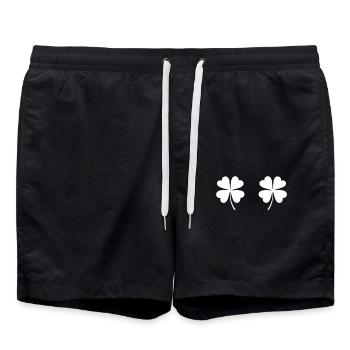 Shamrock Boobs Seins Irlandais - Short de bain - noir - Devant - AI Model Male 185 light (185cm)