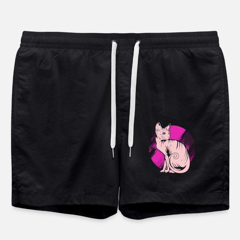 Sphynx - Badeshorts - Schwarz
