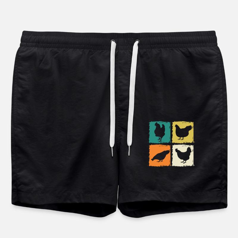 Poules Poule - Short de bain - noir