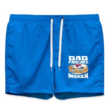 Pancakes Dad Pancake Maker - Swim Trunks - cobalt blue - Front