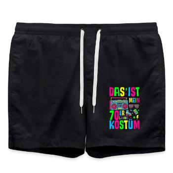 C’est mon costume des années 70 - Short de bain - noir - Devant - AI Model Male 185 light (185cm)