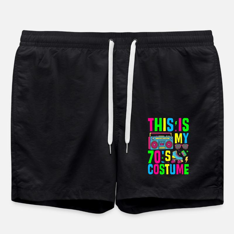 This Is My 70s Costume - Swim Trunks - black