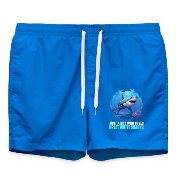 Grands requins blancs Grand requin blanc - Short de bain - cobalt blue - Devant