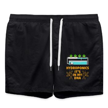 Hydroponics it's in my DNA - Swim Trunks - black - Front - AI Model Male 185 light (185cm)