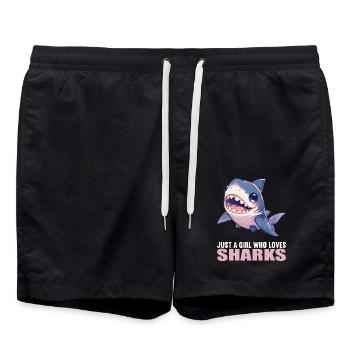 Haie Hai - Badeshorts - Schwarz - Vorne - AI Model Male 185 light (185cm)