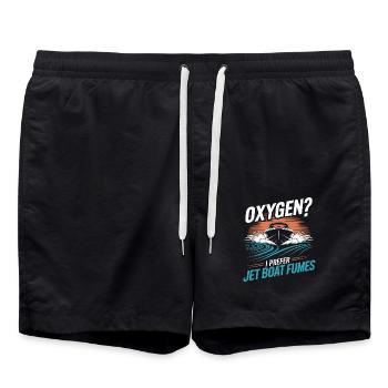 Oxygen? I prefer jet boat exhaust fumes for - Swim Trunks - black - Front - AI Model Male 185 light (185cm)