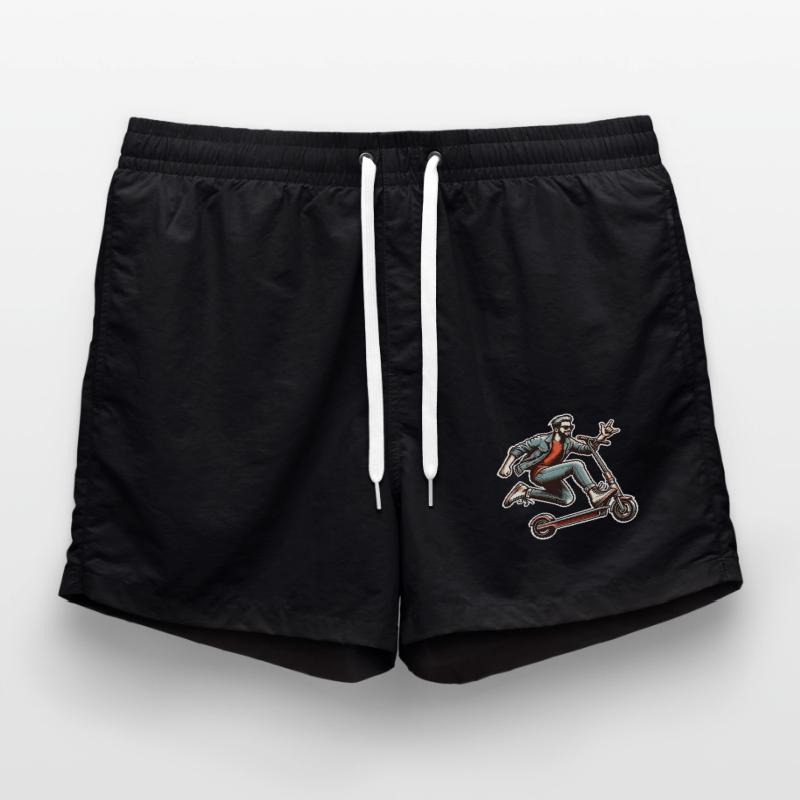 Tretroller E-Scooter E-Roller Badeshorts