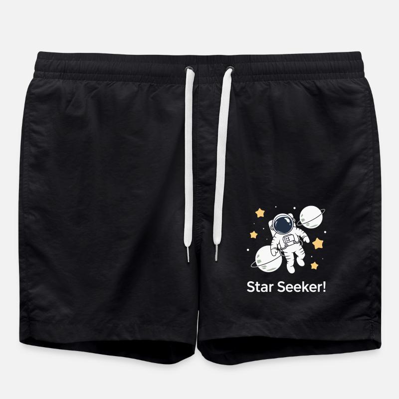 STAR SEEKER - Swim Trunks - black