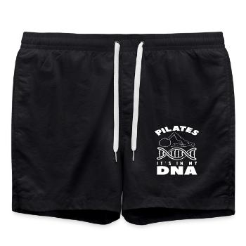 Le Pilates est dans mon ADN - Short de bain - noir - Devant - AI Model Male 185 light (185cm)