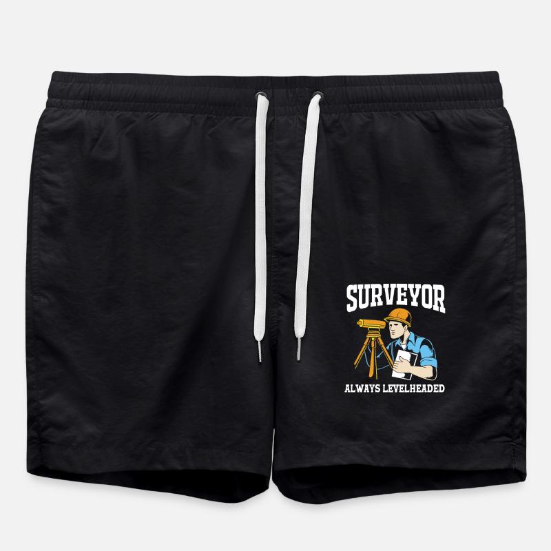 Surveyor - Swim Trunks - black
