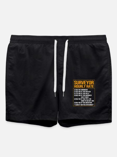 Surveyor - Swim Trunks - black