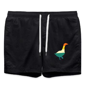 Goose - Swim Trunks - black - Front - AI Model Male 185 light (185cm)