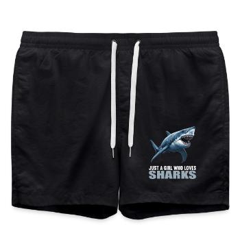 Haie Hai - Badeshorts - Schwarz - Vorne - AI Model Male 185 light (185cm)