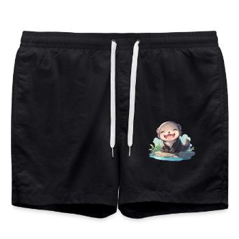 Vison Vison - Short de bain - noir - Devant - AI Model Male 185 light (185cm)