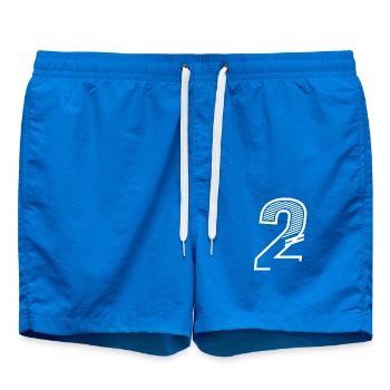 Nummer 2 Sporttrikot 2. Geburtstag - Badeshorts - Cobalt blue - Vorne