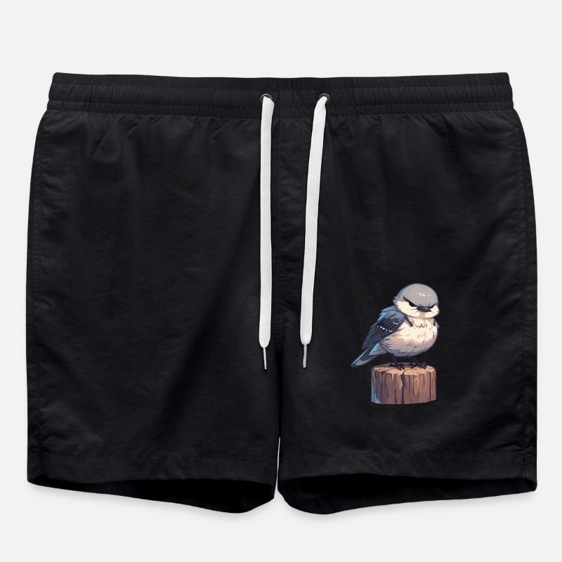 Spottdrosseln Spottdrossel - Badeshorts - Schwarz