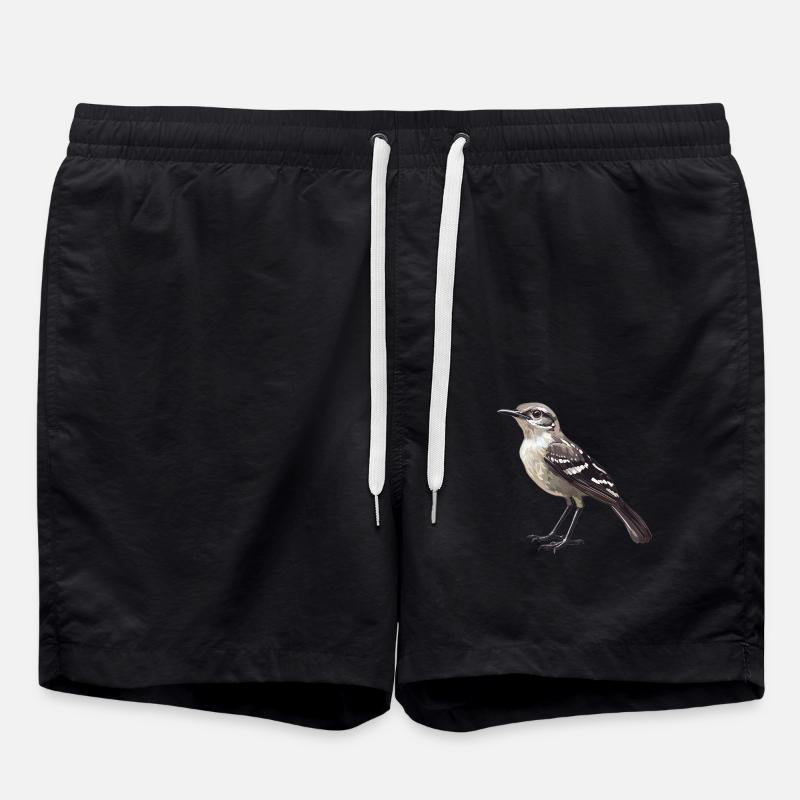 Spottdrosseln Spottdrossel - Badeshorts - Schwarz