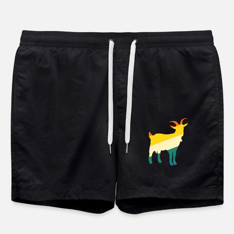 Goats - Swim Trunks - black